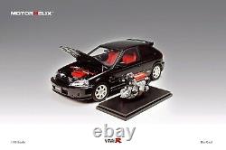 1/18 Motorhelix Honda Civic Type R (EK9) Rhd En Brillant Black Pearl