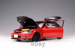 1/18 Motorhelix Honda Civic Type R (EK9) Rhd Red Carbone Capot Beijing Toy Fair