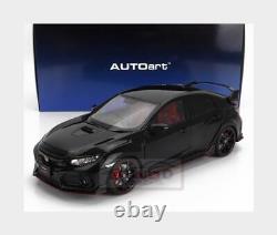 118 AUTOART Honda Civic Type R (Fk8) 2021 Black AA73222