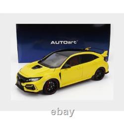 118 AUTOART Honda Civic Type R (Fk8) 2021 Yellow AA73225