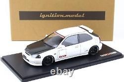 118 Ignition Model IG2674 Honda Civic (EK9) Type R Blanc/Carbone Bonnet