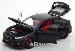 118 LCD Models Honda Civic Type-R 2018 blackmetallic