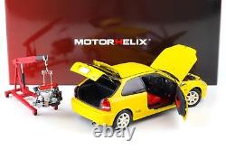 118 MOTORHELIX Honda Civic Type R (EK9) Sunlight Yellow + Moteur Diecast