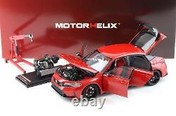 118 MOTORHELIX Honda Civic Type R (FL5) Rallye Rouge 2022 M85304