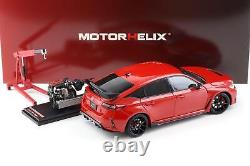 118 MOTORHELIX Honda Civic Type R (FL5) Rallye Rouge 2022 M85304