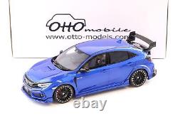 118 OTTO mobile OT987 Honda Civic FK8 Type R Mugen Bleu Métallisé 2020