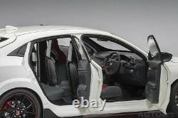 AUTOart Honda Civic Type R (FK8) Championnat Blanc Composite 1/18 Échelle Neuf