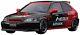 Allumage Modèle 1/18 Honda Civic (Ek9) Type R Noir/Rouge Résine Voiture IG2679