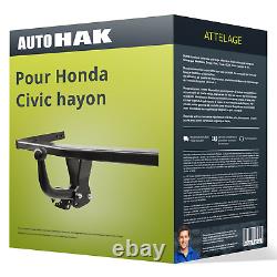 Attelage pour Honda Civic hayon X type FC/FK démontable avec outil Auto Hak TOP