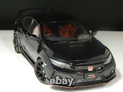 Autoart models-Honda Civic Type R (FK8) 2017 Cristal Noir C échelle 118