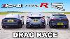 Bmw M240i V Vw Golf R V CIVIC Type R Drag Race