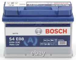 Bosch S4E08 Batterie de Voiture 70A/h-760A