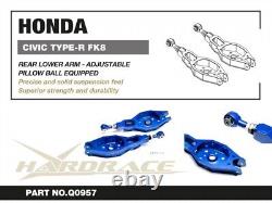 Bras inférieur arrière réglable HARDRACE pour HONDA CIVIC FC FK8 FE FL Type R