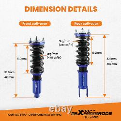 Combinés Filetés Amortisseurs for Honda Civic 5 1992-1995 EG EH EJ CR-X del Sol