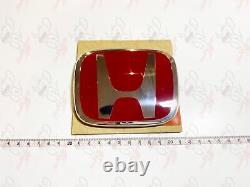 HONDA CIVIC FD2 Type-R Véritable Calandre Rouge Emblème Badge JDM OEM Japon