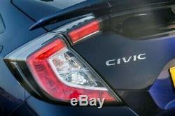 Honda Civic 16-20MY FK7 Hayon Hayon Inférieur Spoiler Rallye Rouge Type R Ctr