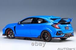 Honda Civic Type R FK8 2021 Course Bleu Metallic Modellauto 118 Autoart