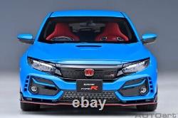 Honda Civic Type R FK8 2021 Course Bleu Metallic Modellauto 118 Autoart