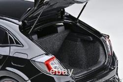 Honda Civic Type R FK8 2021 Noir Métallique Maquette de Voiture 118 Autoart