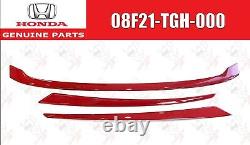 Honda Civic Type-R FK8 Garniture de calandre avant rouge 08F21-TGH-000 OEM JDM