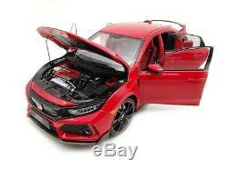 Honda Civic Type-R Fk8 Red LCD MODELS 118 LCD18005RE Miniature