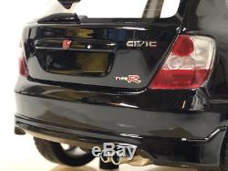Honda Civic Type R ep3 Noir 118 Modèle Résine Édition Limitée DNA