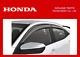 Honda Original Fenêtre Visières Déflecteur Civic FK8 Type R Civic 5 Porte 2017+