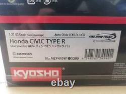 Kyoho Mini-Z Corps Auto Echelle Collection Honda Civic Type R Championnat Blanc