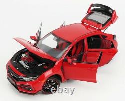LCD-Model 1/18 Honda Civic Type-r (Fk8) 2020 Rouge LCD18005B-RE