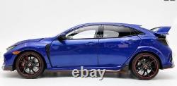 LCD Models 1/18 Scale Diecast LCD18005B-BU 2020 Honda Civic Type R Blue