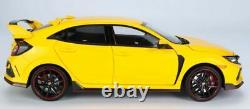 LCD Models 1/18 Scale Diecast LCD18005B-YE 2020 Honda Civic Type R Yellow