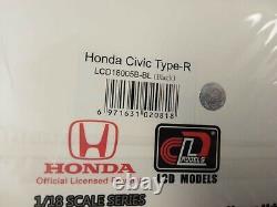 LCD Models Honda Civic Type-R Black 2020 1/18 LCD18005B-BL