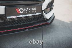 Maxton Sport Durabilité Lame Pare-Chocs Avant V. 2 Honda Civic X Type-R Noir