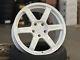 Neuf 18x9.5J AOW TE37 SAGA 5x120 Blanc (4 Roues) FK8R Honda Civic Type-R FL5R