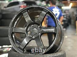 Neuf 18x9.5J AOW TE37 SAGA 5x120 DGM (4 roues) FK8R Honda Civic Type-R FL5R Fk2R