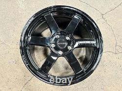 Neuf 18x9.5J AOW TE37 SAGA 5x120 Noir (4 Roues) FK8R Honda Civic Type-R FL5R