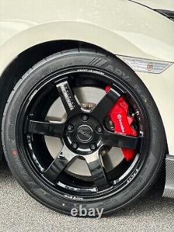 Neuf 18x9.5J AOW TE37 SAGA 5x120 Noir (4 Roues) FK8R Honda Civic Type-R FL5R