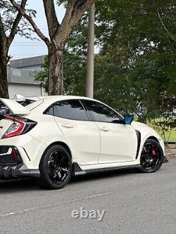 Neuf 18x9.5J AOW TE37 SAGA 5x120 Noir (4 Roues) FK8R Honda Civic Type-R FL5R