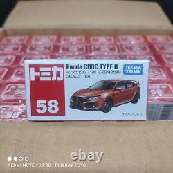 Tomica 58 Honda Civic Type R FK8 rouge (scellé) lot de 35 pièces