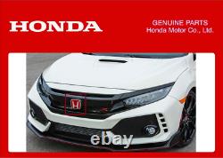 Véritable Honda avant Et Arrière Rouge H Emblème Badge X2 Civic Type R FK8 2017+