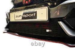 Zunsport Noir avant Inférieur Grille Pour Honda Civic Type R FK8 ZHN76718B